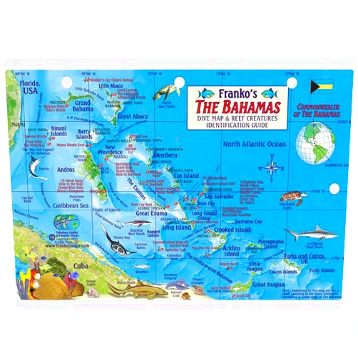 Franko Maps Bahamas Fish ID for Scuba Divers and Snorkelers