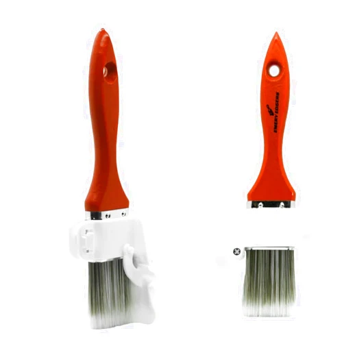 Emery Edgers Emery Edger Two Edging Tools for Baseboard Edges, Uneven Trim - Paintbrush Not Included - Attaches to Any 2 Inch Brush - Pack of 2