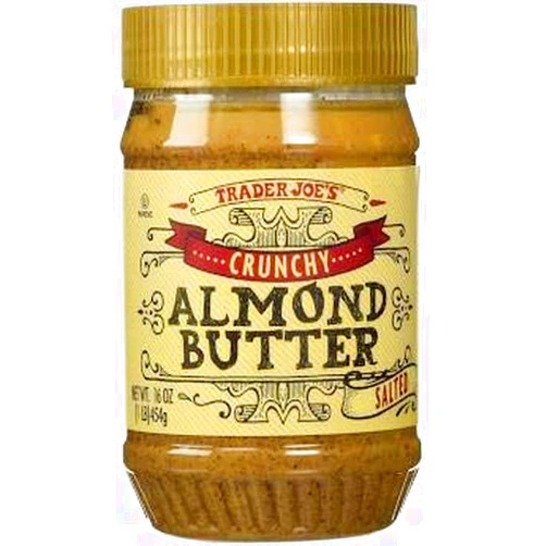 TJ's Trader Joe's Crunchy Salted Almond Butter 16 oz
