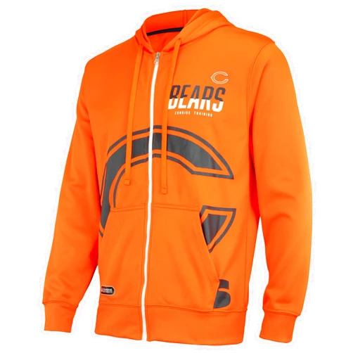 Outerstuff NFL Men's Drill Team Colors Full Zip Performance Fleece Hoodie