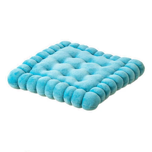 XIEMINLE Chair Cushion Indoor Sofa Seat Pad for Kitchen Dining Office Car, Armchair Seat Cushion Tatami Seating Pillow, Chair Pad for Dining Chairs Soft Padded Cushion,42x40x7cm,1pc,Blue