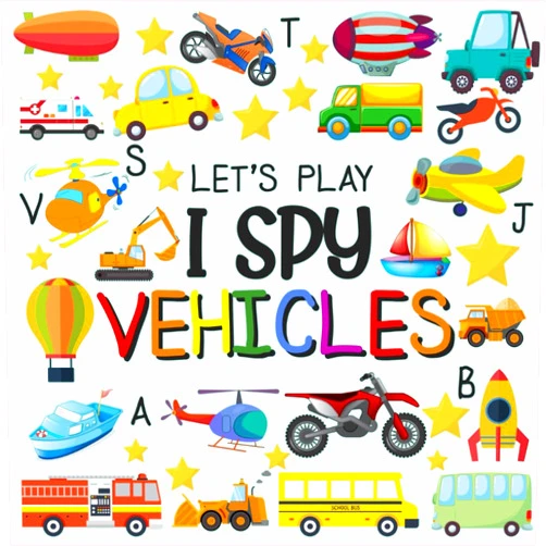 By Education Fun Books (Author) Let's Play I Spy Vehicles: I spy Fun Picture Puzzle Book for 2-5 Year Olds girls and boys Adding Up Book,Interactive Picture Book for Preschoolers & Toddlers (Vehicles Activity Book)
