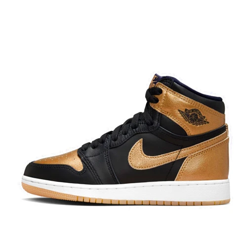 Nike Air Jordan 1 High OG Big Kids' Shoes 'Metallic Gold' - (FD1437 071)