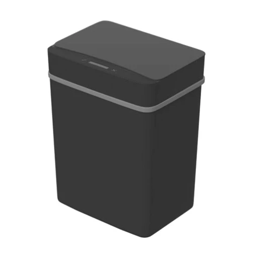 Jetamie15L Automatic Touchless Smart Infrared Motion Sensor Rubbish Kitchen Trash Can Garbage Bins Home Cleaning Tool Trash Can Wastebasket, Garbage Container Bin, Bathroom Black