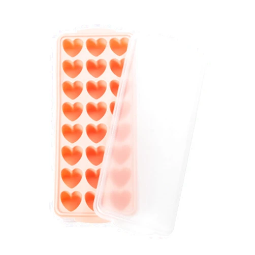 Dasdffvf Ice Cube Tray Fun And Functional Silicone Mold Heart Shape Ice Cube Maker Ice Cube Trays Ice Cube Moulds For Wine