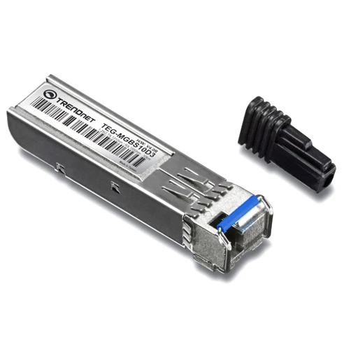 TRENDnet SFP to RJ45 Dual Wavelength Single-Mode LC Module, TEG-MGBS10D3, Must Pair with TEG-MGBS10D5 or a Compatible Module, Up to 10 km (6.2 Miles), Compatible with Standard SFP,Lifetime Protection