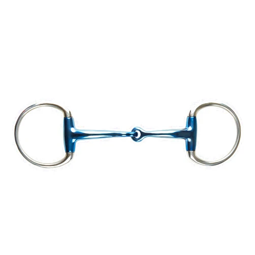 Korsteel JP Korsteel Blue Steel Jointed Eggbutt Snaffle Bit, 5