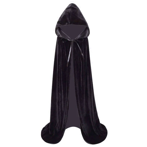 Makroyl Kids Velvet Cloak Cape With Hooded For Halloween Christmas Cosplay Costumes