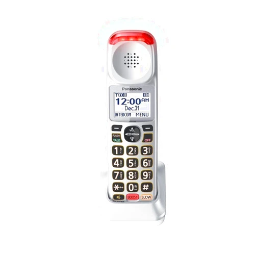 Panasonic Cordless Phone Handset Accessory Compatible with KX-TGM420W Series Cordless Phone Systems - KX-TGMA44W (White)
