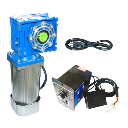 AZSSMUK Variable Speed Gear Motor 110V 14RPM High Torque AC Electric Motor with Speed Controller,Worm Gear Motor Fit for Conveyor Systems, Packaging Machinery, Automated Doors, Medical Equipment