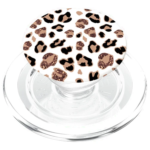 BoredKoalas Cheetah Phone Case Gifts Rose Cheetah Print Cute Leopard Pattern Jaguar Lover Gift PopSockets PopGrip for MagSafe
