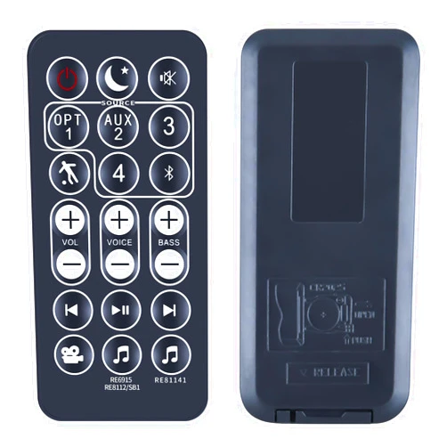 RETROSUN Replacement Remote Control for Polk Audio Sound Bar, Compatible with Polk Magnifi One Magni-fi Soundbar RE6915-1 RTRE69151 RE8114-1 RE81141 RE8112-1 RTRE81121 SB1 SB1+ Omni SB1 OMNISB1