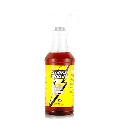 Strike Hold 32oz Gun Oil - Gun Cleaner - CLP Gun Cleaner and Lubricant - Gun Cleaning Solvent -Gun Cleaning Oil - Gun Lube - Gun Lubricant - Shooter Lube Gun Cleaner - Gun Oil Bottle
