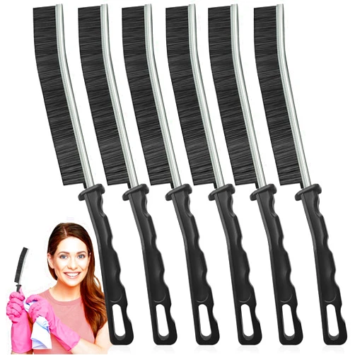 MyVaky Crevice Cleaning Brush,Multifunctional Cleaning Brush Tool, Bathroom Gap Brush, Small Cleaning Brush, Grout Brush, Kitchen Brush, Cleaning Tools for Toilet, Bathroom, Home, Bathtub, Sink, Household