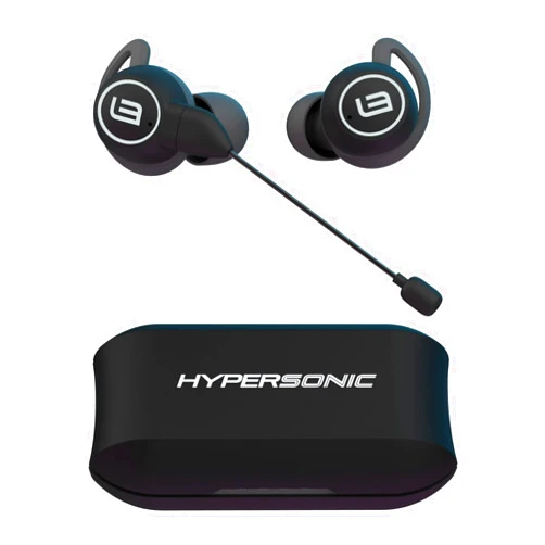 LINEARFLUX HyperSonic GAME: Ultimate Hyper Definition in-Ear Gaming Headphones (Explosive Bass, 3D Surround Sound, 10 Hours Playtime, Patented Magnetic Boom Mic, iPX6 Waterproof, Passive Noise Isolation) NEW