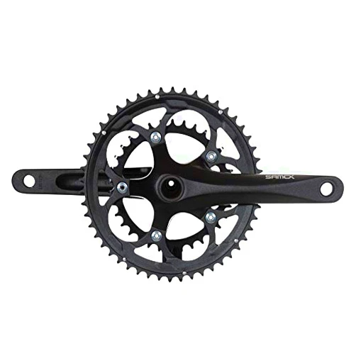 SAMOX R3 Crankset - 170mm 11-Speed 50/34t 110 bcd 24mm Spindle Black