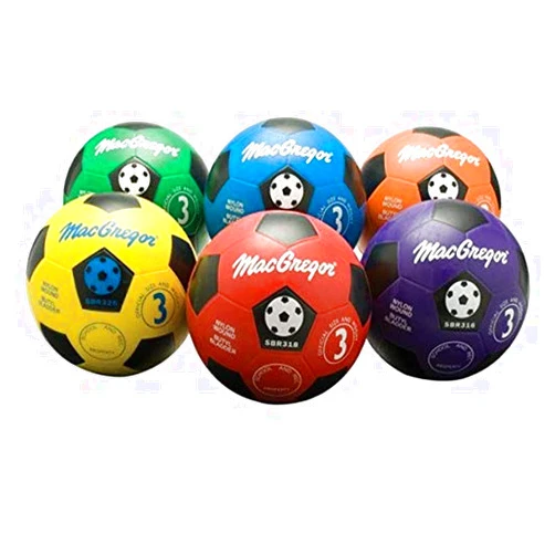 MacGregor Multicolor Soccerballs (Set of 6)