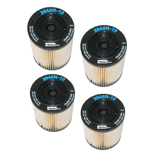 Racor Fuel Filter Element 2040N-10 Racor Fuel Filter Element, 10 Microns (Pack of 4)
