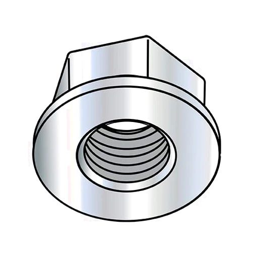 Korpek.com 1/2-13 Non-Serrated Flange Hex Nuts Case Hardened HR15N 78/90 Zinc (Pack Qty 250) BC-50NRNS by Korpek