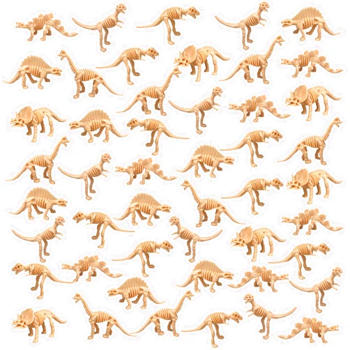 PPXMEEUDC 48PCS Dinosaur Fossil Skeleton Dinosaur Skeleton Toys Dino Sand Dig Party Favor Decorations
