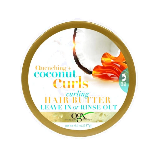 Ogx Quenching Coconut Curls Curling Hair Butter 6.6oz (2 Pack)