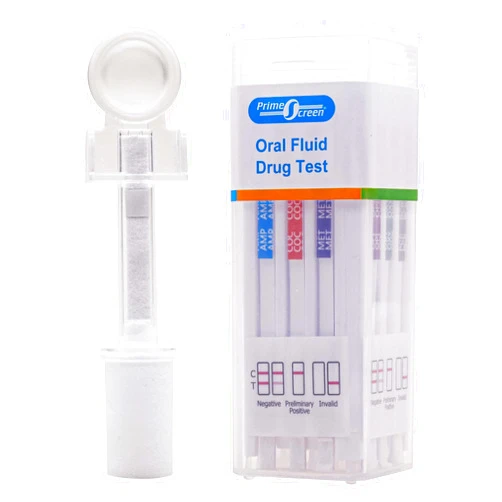 Prime Screen 7 Panel Oral Saliva Drug Test Kit [5 Pack], Employment and Insurance Testing (AMP, COC, MET, OPI, OXY, PCP, THC) - ODOA-376
