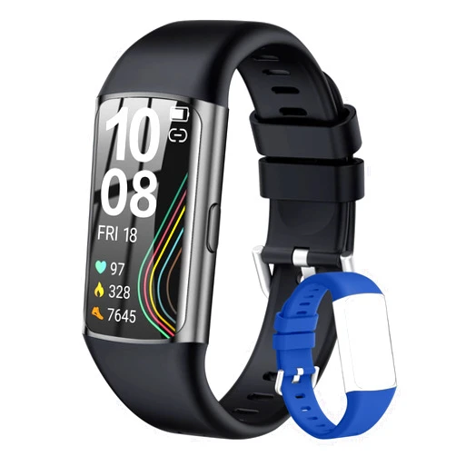FKGZJF Smart Watch, Health Fitness Tracker Watch with 24/7 Heart Rate,Blood Pressure Monitor,Blood Oxygen,Sleep Tracker,Pedometer, IP68 Waterproof Activity Trackers Compatible with Android & iPhone Women Men