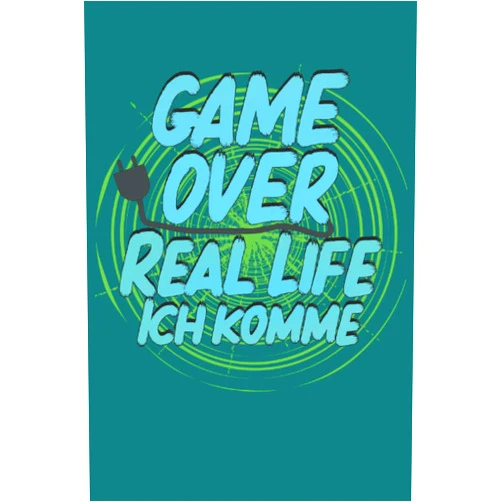 By MonVik Designs (Author) Game Over Real life I'm coming: Gaming Notebook - 120 lined pages to write thoughts, ideas and impressions |Dina5 |Funny gamer gift idea for nerds and gamblers who love their PS console and controller