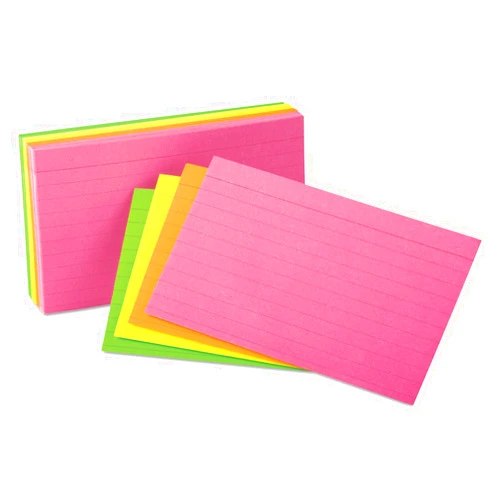 Oxford Neon Index Cards, 3