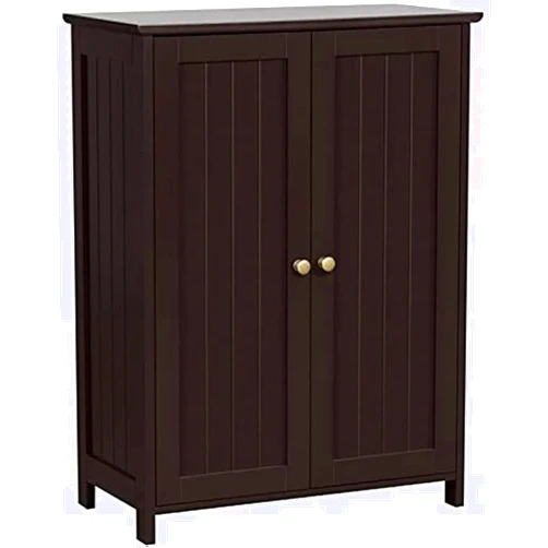 DOCEN Locker with Adjustable Shelf, Espresso