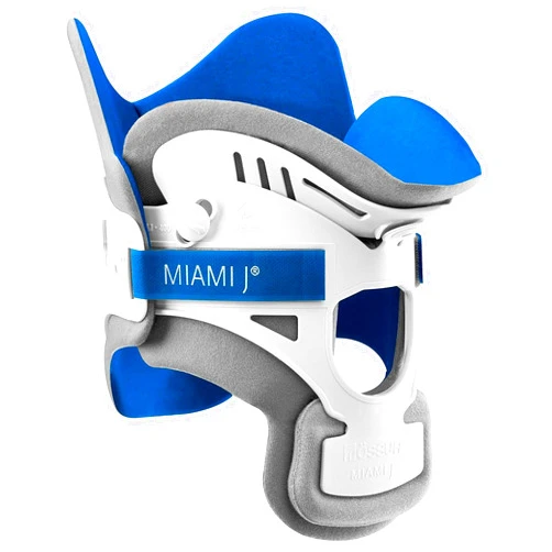 Ossur Miami J Cervical Neck Collar - Relieves Pain & Pressure on Spine | C-Spine Vertebrae Immobilizer | Semi-Rigid Pads for Patient Comfort | MJ-400 Regular
