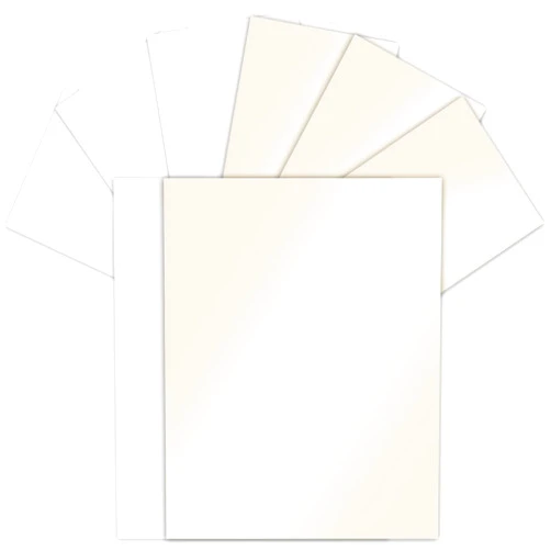 CUSTZ 80 Sheets Thick Cardstock Paper Shimmer Pearl Colors Premium Smooth Heavy Cardstock 8.5