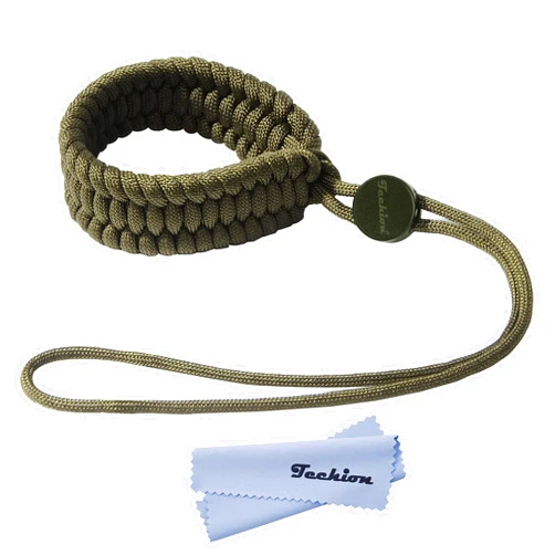 Techion Wrist Lanyard - Paracord Adjustable Camera Hand Strap/Bracelet Universal for DSLR, Mirrorless Camera, Camcorder