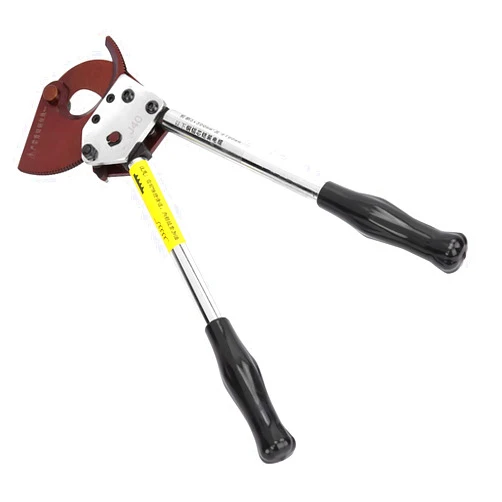 SelWatty Cable Cutter, Heavy Duty Manual Ratchet Cable Cutter Industrial Manganese Steel Blade Wire Cutting Hand Tool,Cutters up to 300mm² Cutter Pliers