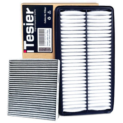 ITESIER Engine Cabin Air Filter kit for Pilot 2016-2022, Ridgeline 2017-2024, Passport 2019-2024, MDX 2016-2020, Replaces 17220-5J6-A10, 80292-SDA-A01