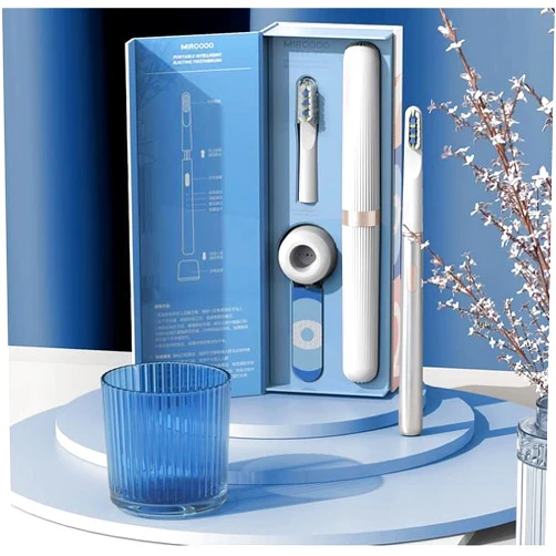 LUXURY BY LEVANI ULTRASONIC Electric Toothbrush, Oral Care Smart Sonic Whitening Rechargeable IPX7 Waterproof Fast Charging Electronic Toothbrush 32000 Strokes/Minutes,with Pressure Sensor.(Silver)