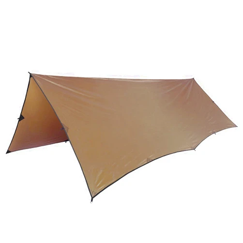 OneTigris Bulwark Camping Tarp, 100% Waterproof Bushcraft Shelter, Lightweight Hammock Rain Fly Portable Anti UV Large 12.8ft x 9.5ft