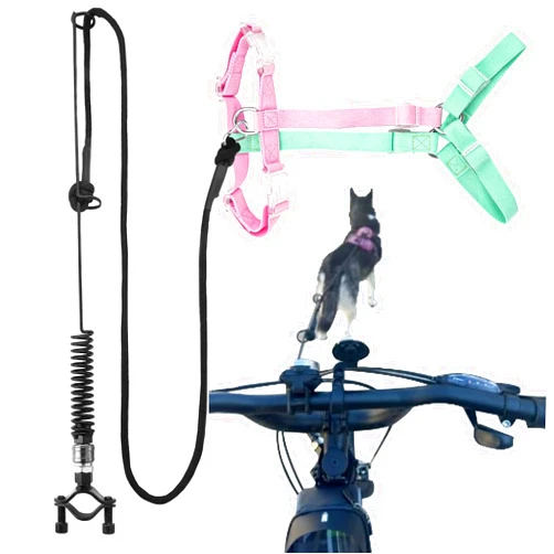 Petbetf Dog Bike Leash - Dog Hands Free Leashes Unique Shock-Absorbing Structural Design with Quick Release Designed for Dog Rally,for Outdoor Forest - Patent Pending