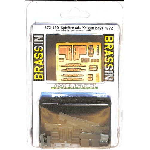Eduard EDB672150 Brassin 1:72-Spitfire Mk.IXc Gun Bays (Edu) kit, Various