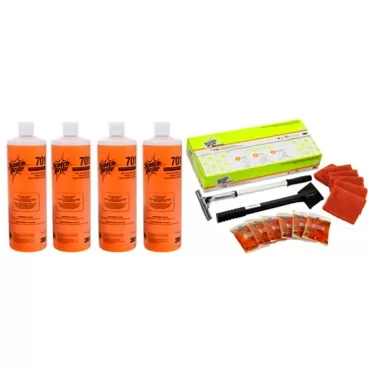 3M Scotch-Brite Griddle Cleaning, Quick Clean Liquid 701, 4 Quarts, Heavy Duty & Scotch-Brite Griddle Cleaning, Quick Clean System, Heavy Duty, Cleans in 3-5 Minutes, for Baked On Food and Cooking Oils