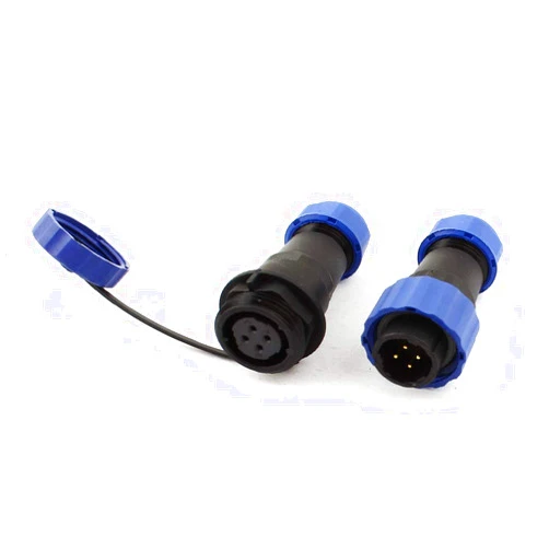 Generic NEW LON0167 Pair Waterproof Aviation Cable Connector + Socket SD16-4 4 Pin IP68(Paar wasserdichter Luftfahrtkabelstecker + Buchse SD16-4 4 Pin IP68