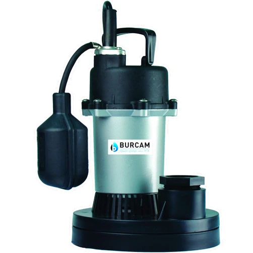 BURCAM 300500Z 1/3HP Submersible Sump Pump Zinc Series