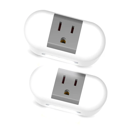 UCOMEN Smart Plug with Night Light, WiFi Plugs Works with Smart Life, Alexa, Google Home & IFTTT, Easy Connection, Smart Outlet with Timer & Group Controller, UL Certified, 2.4G WiFi Only, 2 Packs