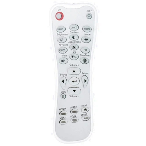 ZdalaMit New Replacement Remote Control Applicable for Optoma Projector HD26 Gt1080 HD141X HD143X HD142X