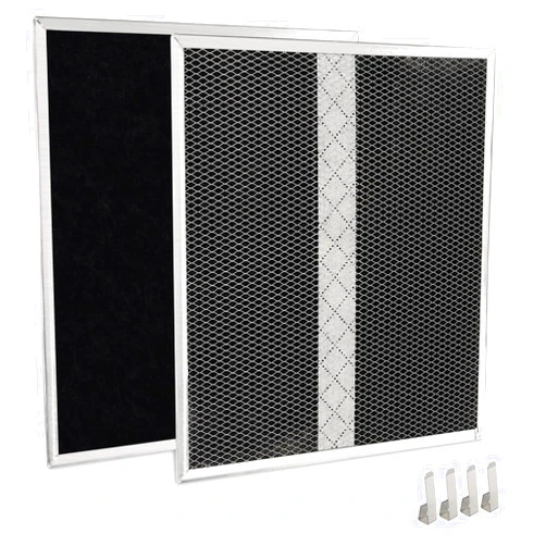 MEKILYN HPF30 Range Hood Non-Duct Charcoal Filters Kit, for Broan Dual Filter Models S97020466 Compatible with Mantra/Osmos/Glacier Series Type XC Filters - 2 Pack