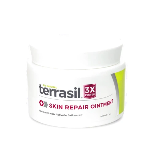 terrasil Skin Repair for Angular Cheilitis, Folliculitis, Impetigo, Lichen Sclerosis, Boils, Pitted Keratolysis, Fast Relief & Supports Healing. Dermatologist Tested & Hypoallergenic Approved (7 oz)