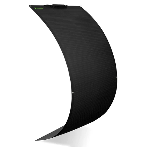 Topsolar 180W Semi-Flexible Monocrystalline Solar Panel Charger Off-Grid for RV Boat Cabin Van Car Uneven Surfaces