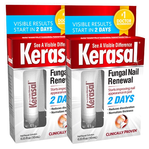 Kerasal Nail Fungal Nail Renewal Treatment 10ml (2 Pack)
