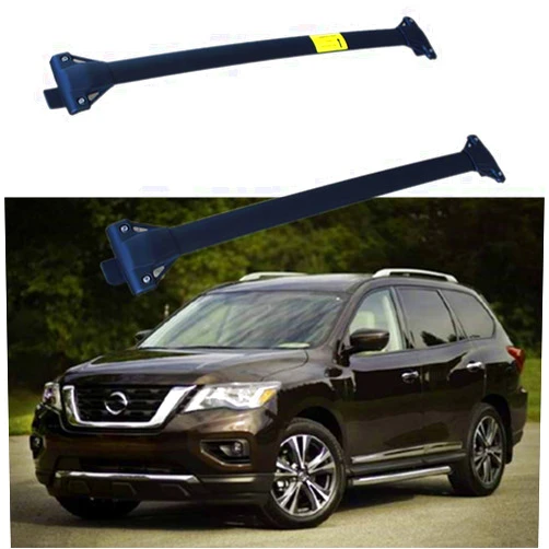 Auto Prich fits for Nissan Pathfinder 2013-2020 Cross bar Crossbar roof Rail Rack Stainless Steel