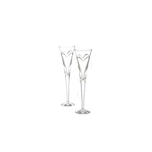 Waterford Crystal Giftware By Category Wishes Love & Romance Toasting Flutes (Pair) 11
